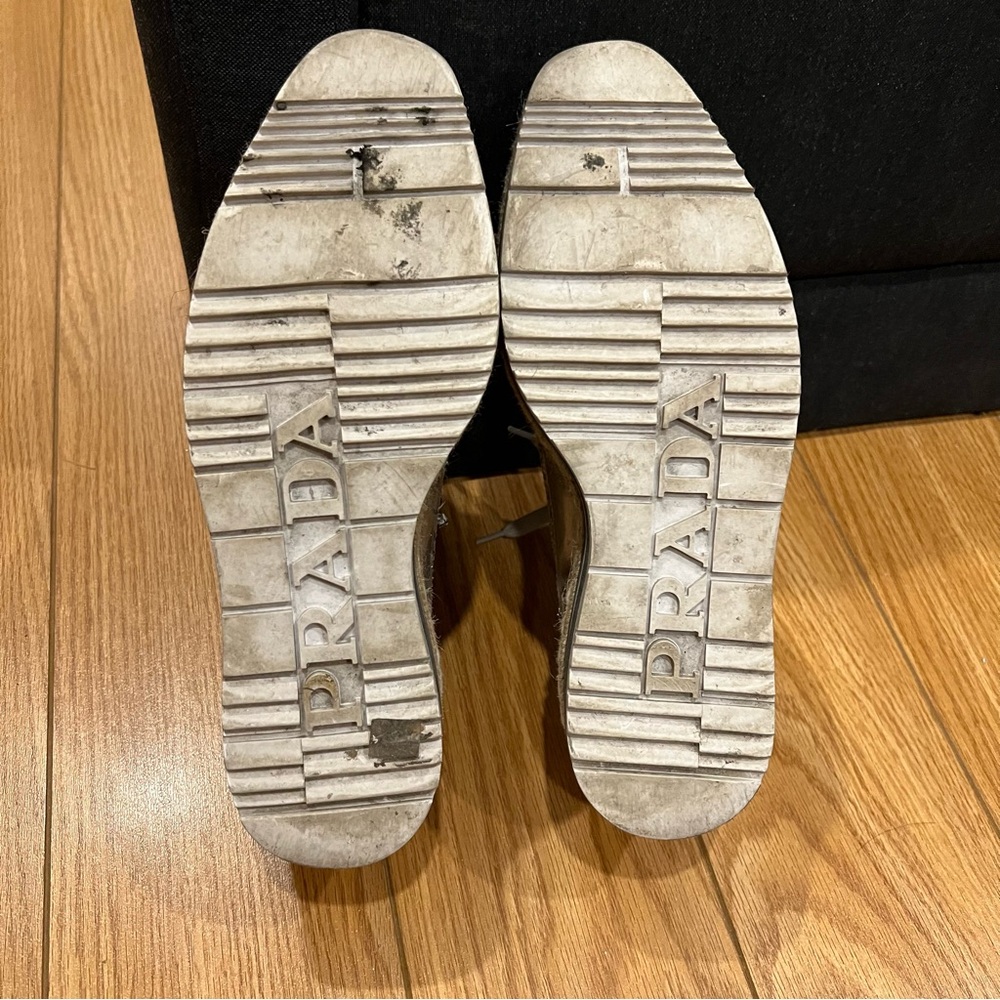 Authentic Prada Silver Platform Shoes - Picture 4 of 4